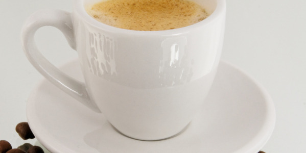 Preparation of espresso macchiato